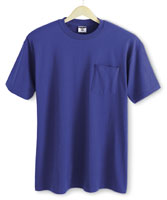 Mens Cotton Pocket Short Sleeved T-Shirt 363mp